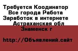 Требуется Коодинатор - Все города Работа » Заработок в интернете   . Астраханская обл.,Знаменск г.